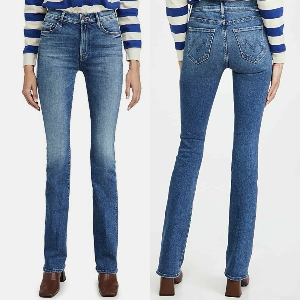 Mother The Insider High Rise Bootcut Jeans So Long